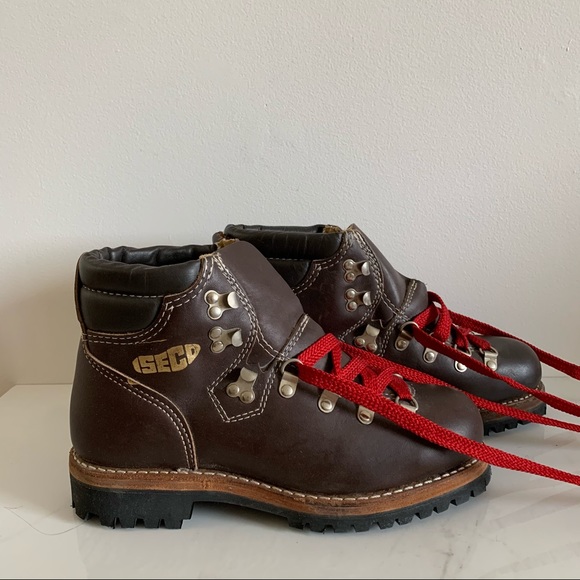 MATTERHORN SIZE 6 LEATHER HIKING/WORK BOOTS 100% LEATHER, STEEL TOE - Picture 1 of 9